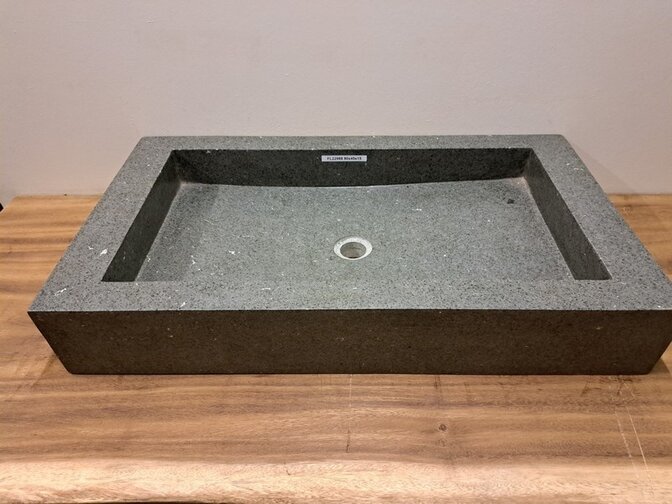 Waschbecken aus Naturstein – 80 x 45 x 13 cm – FL22987