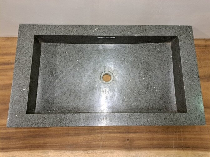Waschbecken aus Naturstein – 80 x 45 x 13 cm – FL22985