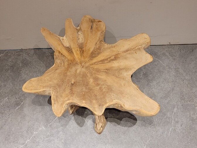 Couchtisch aus Wurzelholz 80x70x43 cm - SR2461-08