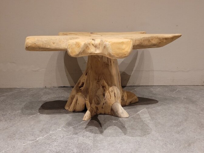 Couchtisch aus Wurzelholz 80x76x44 cm - SR2461-12
