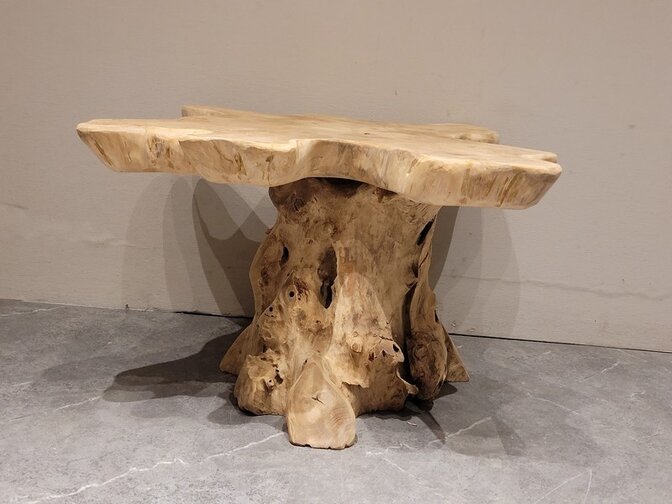 Couchtisch aus Wurzelholz 77x66x43 cm - SR2461-17