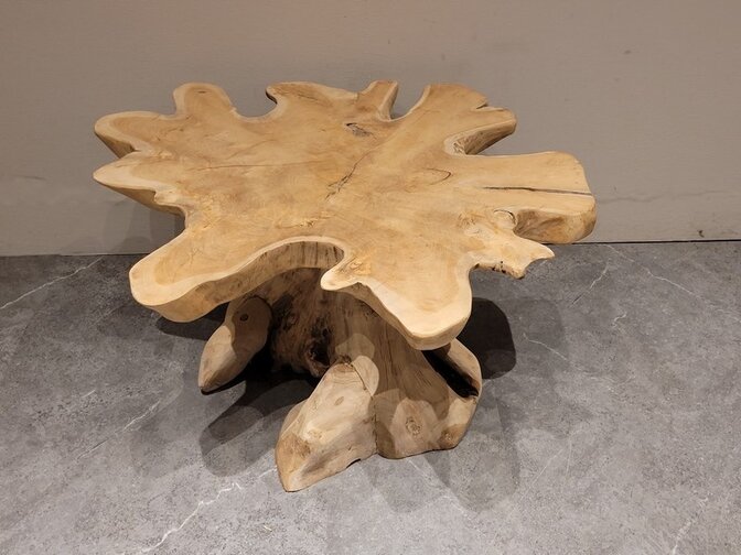 Couchtisch aus Wurzelholz 80x75x43cm - SR2461-18