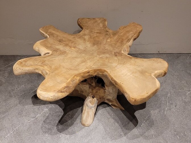 Couchtisch aus Wurzelholz 96x90x43cm - SR2461-21