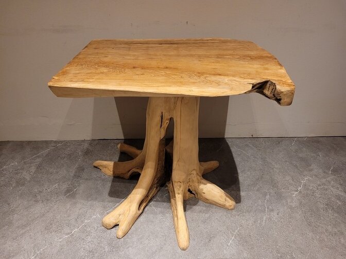 Esstisch aus Wurzelholz 60/70x90x75cm - SR2461-28