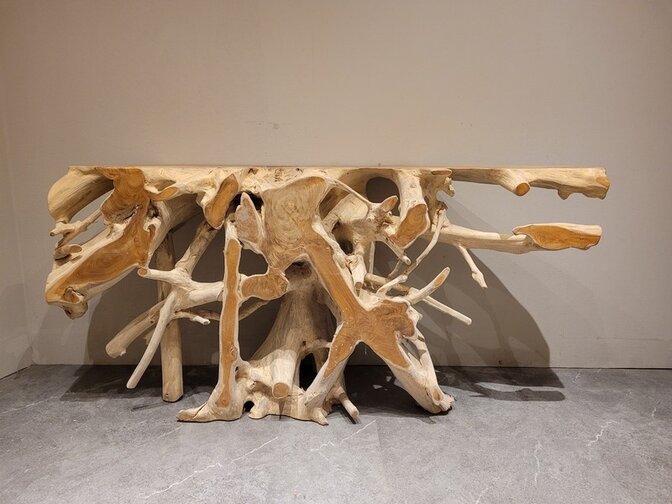 Wurzelholz-Beistelltisch 170 x 45 x 80 cm IJ2476-04