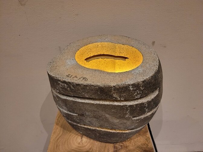 Natursteinlampe – 40 cm hoch