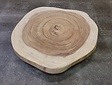 Baumstamm-Tischplatte rund 85/90x7cm AG05-924