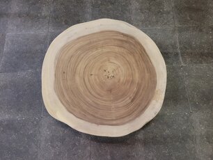 Baumstamm-Tischplatte rund 80/80x7 cm AG13-924