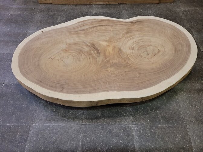 Baumstamm-Tischplatte rund 90/140 cm AG16-924