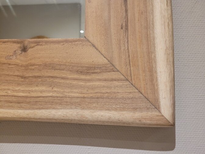 Spiegel rustikal oval 80 x 120 cm