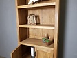 Teak boekenkast 85x40x215cm - Naturel