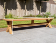 Teak-Picknickbank 45x240 cm