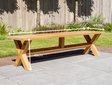 Teak-Picknickbank 45x180 cm