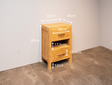 Badezimmerschrank aus Holz 60x42x85cm - Natur