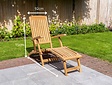 Liegestuhl New Ocean aus Teakholz