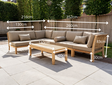 6 Personen Teak Lounge Ecksofa New Ibiza