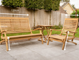 Teak Loungeset Dicaprio zusammenklappbar