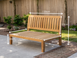 Teak-Loungebankmodul New Ibiza 130 cm