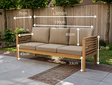 Teak-Loungesofa Palermo