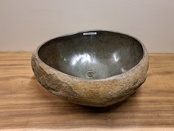 Naturstein-Waschbecken – 64 x 54 x 25 cm – FL22965
