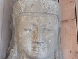 Buddha-Kopf – 110 cm – Hellgrau – BB2499-06.2