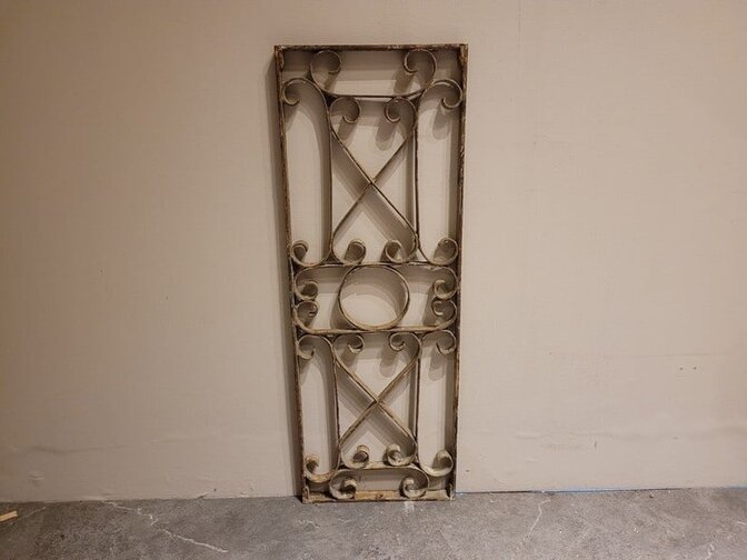 Metallfensterrahmen 90 x 30 cm