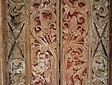 Altes Fenster mit Rahmen – 75 x 90 x 9 cm