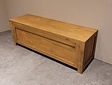 Teak-Schuhschrank 130 cm – Natur