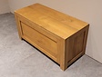 Teak-Schuhschrank 90 cm – Natur