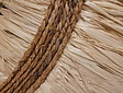 Runder Spiegel 110 cm – Gracio – Abaca-Rahmen