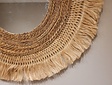 Runder Spiegel 110 cm - Bella Vista - Abaca-Rahmen