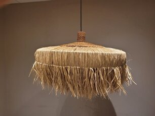 Lampenschirm im Ibiza-Stil 80x45 cm - Borobudur