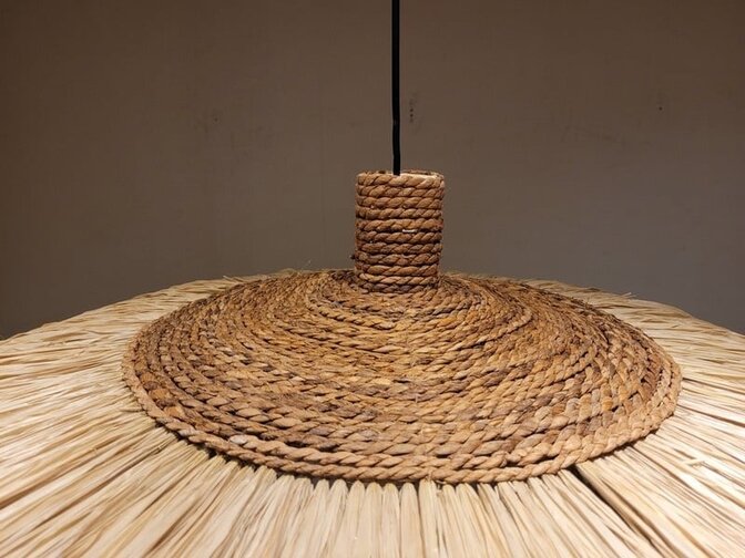 Lampenschirm im Ibiza-Stil 80x45 cm - Borobudur