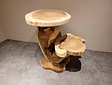 Große Etagere - Suar-Holz - 90x70x90 cm
