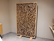 Raumteiler mit Ästen - braun - 120x200 cm