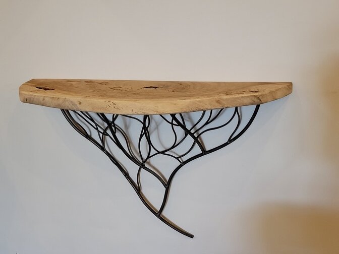 Metallgestell für Wandtisch – Carrot – 50 x 20 x 60 cm