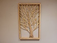 3D-Wanddekoration mit Ästen – 60 x 100 x 6 cm