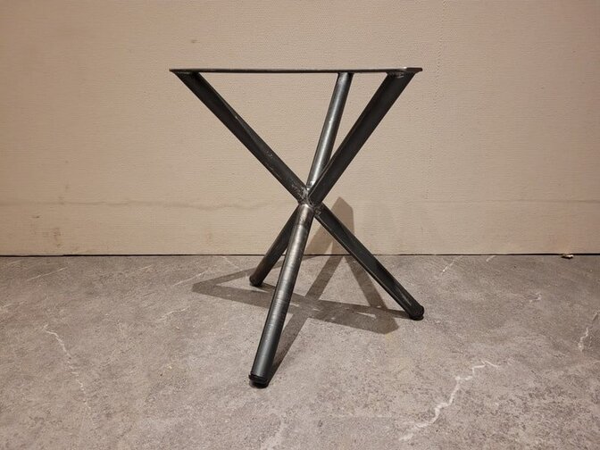 Couchtischgestell 3 beinig Metall - rustikal