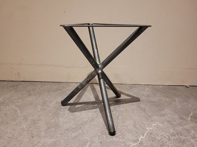 Couchtischgestell 3 beinig Metall - rustikal
