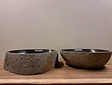 2 Flusssteinwaschbecken - 50x47x15cm - FL22471