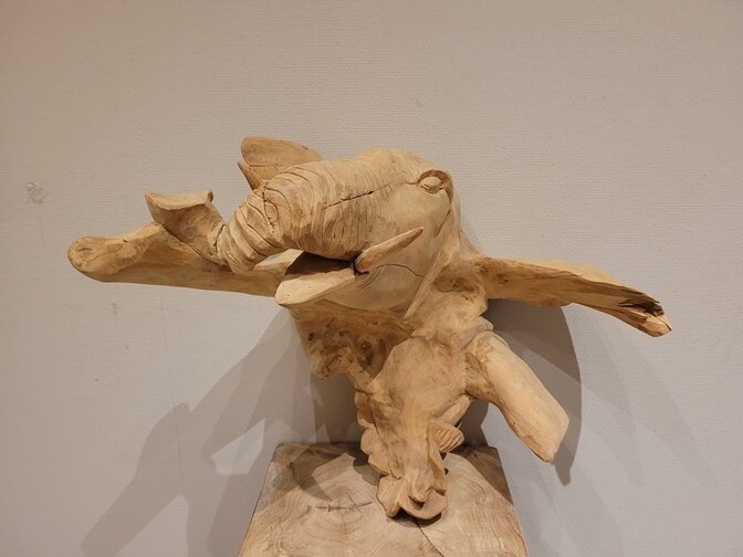 Elefantenskulptur – 50 x 30 x 40 cm – 04