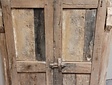 Altes orientalisches Fenster mit Fensterläden – 95 x 155 x 9 cm