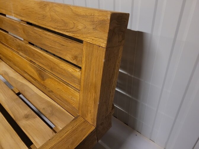 Teakholz-Bett – Sella Tagesliege – Einzelbett – zerlegbar