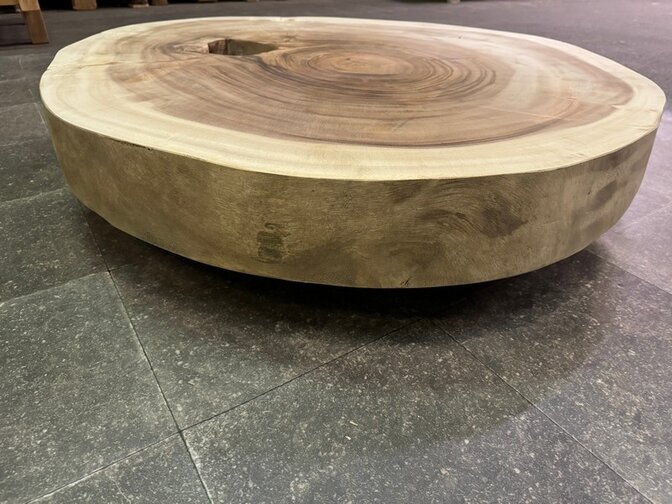 Runde Baumstamm-Tischplatte 115/125 cm - IJ116-523