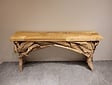 Teak-Beistelltisch - Wandtisch 160x32x80 cm