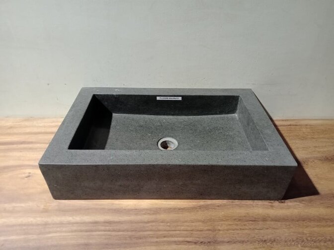 Waschbecken aus Naturstein – 60 x 38 x 13 cm – FL22268