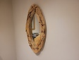 Spiegel rustikal oval 70 x 120 cm