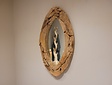 Spiegel rustikal oval 70 x 120 cm
