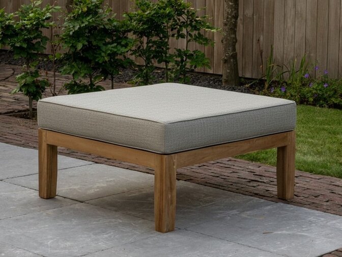Polster für New Ibiza Loungetisch 80x80cm - Taupe meliert 180