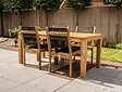 Gartenmöbelset Verona 180 für 4 Personen mit 4 Stühlen Batyline